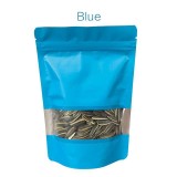 Blue Mylar Pouch with Window