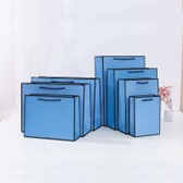 Luxury Blue Gift Paper Bags 250gr.