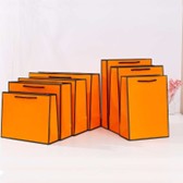 Luxury Orange Gift Paper Bags 250gr.