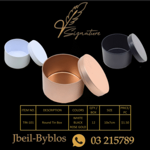 Round Tin Box