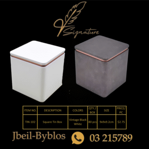 Square Tin Box